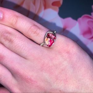 Handmade wrapped wire ring